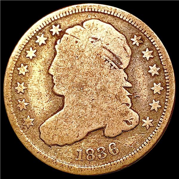 1836 Capped Bust Dime NICELY CIRCULATED
