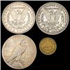 Image 2 : 1858-1923 Varied US Coinage Lot [4 Coins] HIGH GRADE