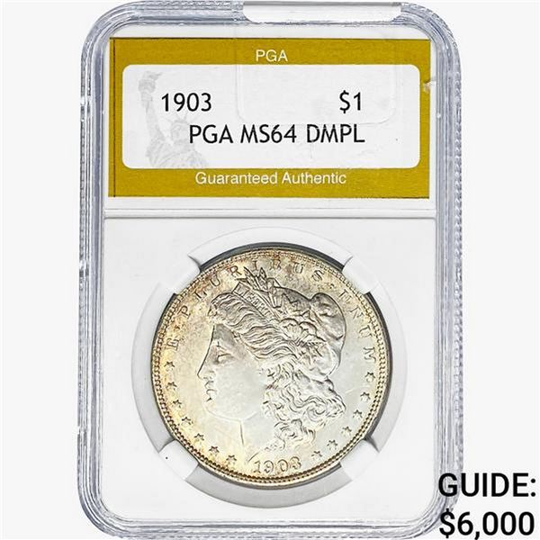1903 Morgan Silver Dollar PGA MS64 DMPL