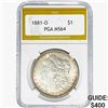 Image 1 : 1881-O Morgan Silver Dollar PGA MS64
