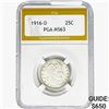 Image 1 : 1916-D Barber Quarter PGA MS63