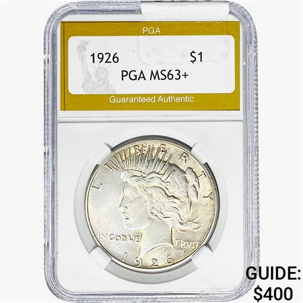 1926 Silver Peace Dollar PGA MS63+