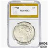Image 1 : 1926 Silver Peace Dollar PGA MS62