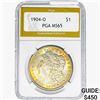 Image 1 : 1904-O Morgan Silver Dollar PGA MS65