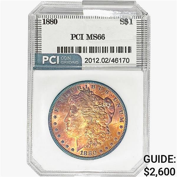 1880 Morgan Silver Dollar PCI MS66