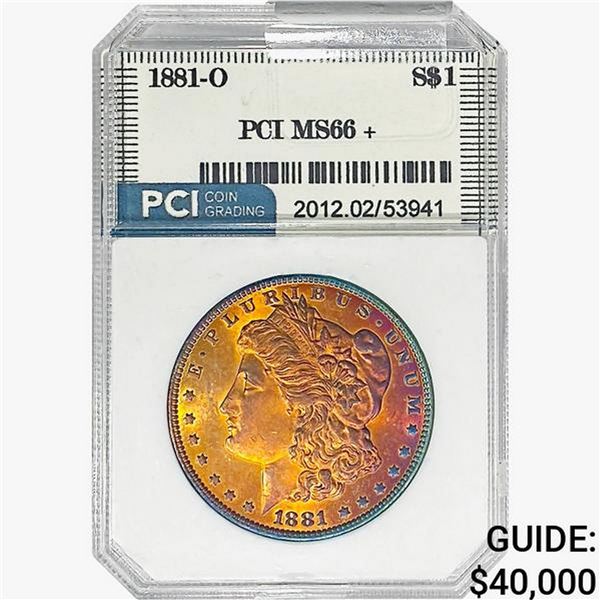 1881-O Morgan Silver Dollar PCI MS66+