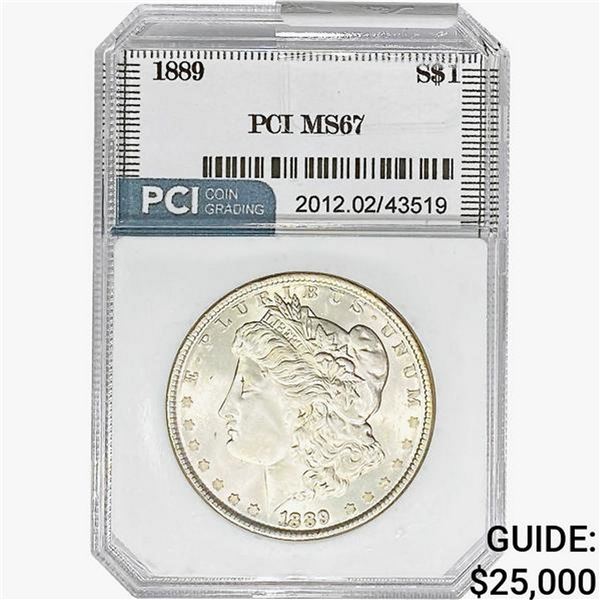 1889 Morgan Silver Dollar PCI MS67