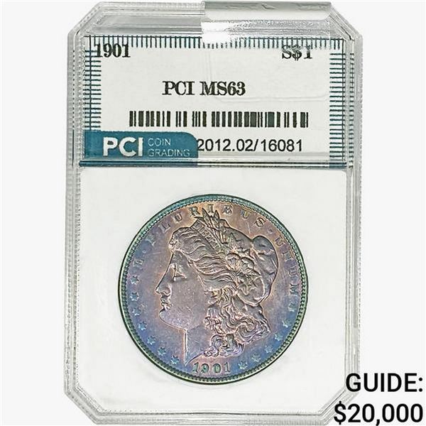 1901 Morgan Silver Dollar PCI MS63