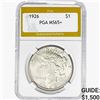 Image 1 : 1926 Silver Peace Dollar PGA MS65+