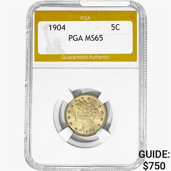 1904 Liberty Victory Nickel PGA MS65