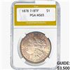 1878 7/8 TF Morgan Silver Dollar PGA MS65