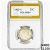 1902-S Barber Quarter PGA MS64