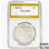 1903-S Morgan Silver Dollar PGA AU58