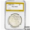 1900-O/CC Morgan Silver Dollar PGA MS63