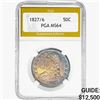 1827/6 Capped Bust Half Dollar PGA MS64