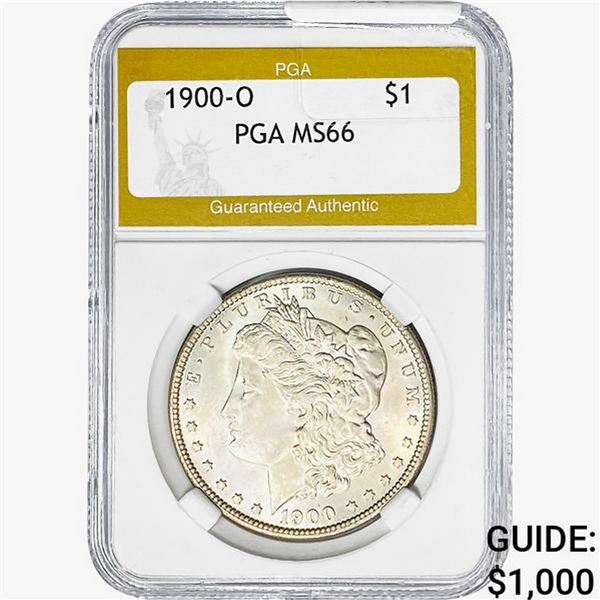 1900-O Morgan Silver Dollar PGA MS66