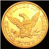 Image 2 : 1861 $5 Gold Half Eagle UNCIRCULATED