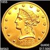 Image 1 : 1855 $10 Gold Eagle CHOICE BU