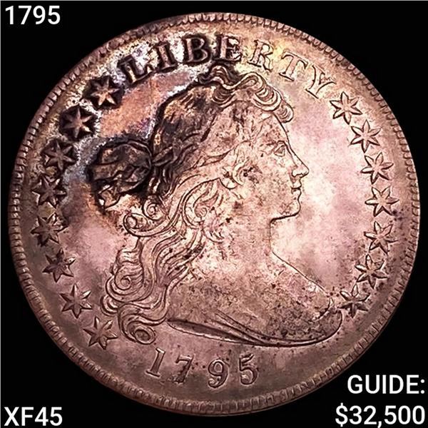 1795 Draped Bust Dollar NEARLY UNCIRCULATED