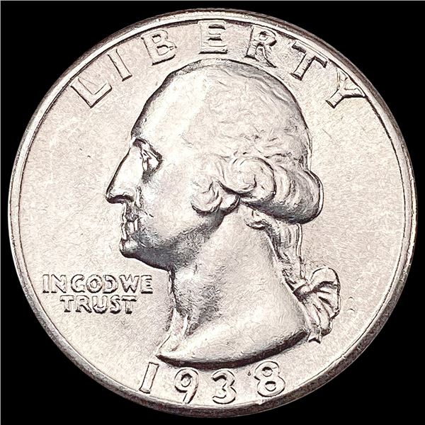 1938 Washington Silver Quarter SUPERB GEM BU