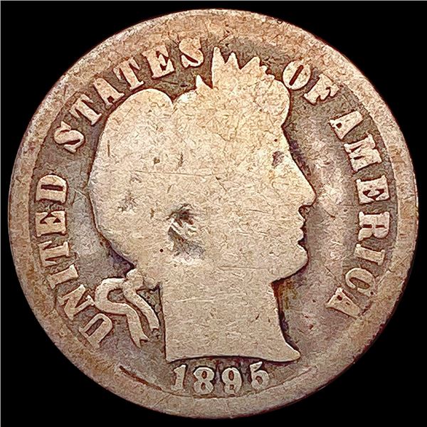 1895-O Barber Dime NICELY CIRCULATED