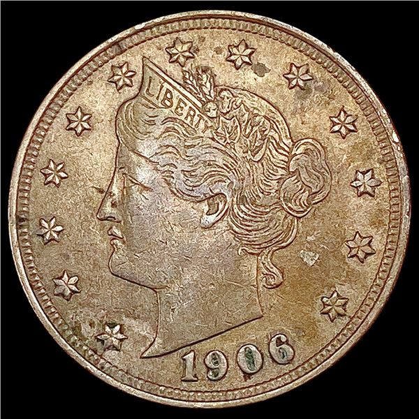 1906 Liberty Victory Nickel NEARLY UNCIRCULATED