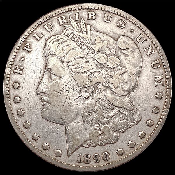 1890-CC Morgan Silver Dollar LIGHTLY CIRCULATED