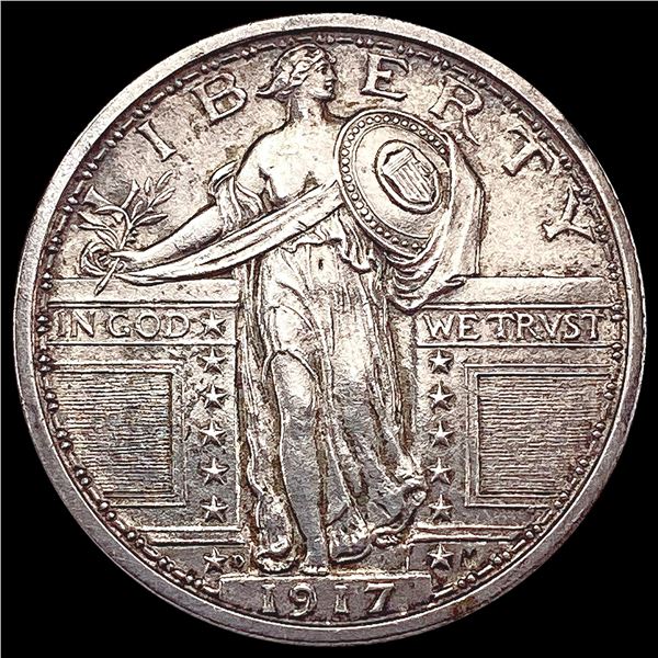 1917-D T1 FH Standing Liberty Quarter UNCIRCULATED
