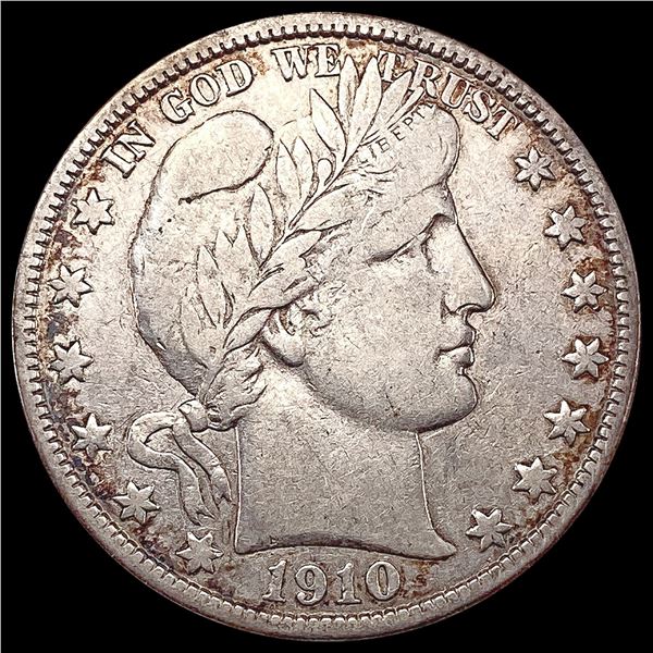 1910-S Barber Half Dollar CHOICE AU