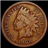 1908-S Indian Head Cent ABOUT UNCIRCULATED