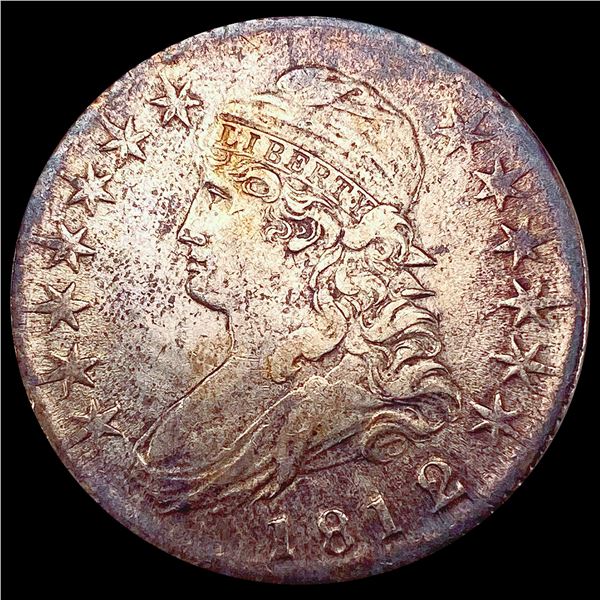 1812 Capped Bust Half Dollar NEARLY UNCIRCULATED
