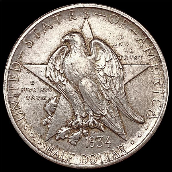 1934 Texas Half Dollar CLOSELY UNCIRCULATED