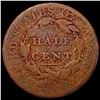Image 2 : 1809 Classic Head Half Cent NICELY CIRCULATED