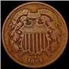 1864 Sm Motto Two Cent Piece NICELY CIRCULATED