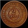 Image 2 : 1864 Sm Motto Two Cent Piece NICELY CIRCULATED
