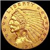 1911 $2.50 Gold Quarter Eagle NEARLY UNCIRCULATED