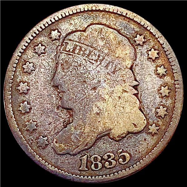 1835 Capped Bust Half Dime NICELY CIRCULATED