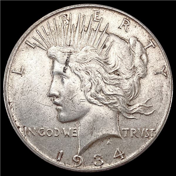 1934-D Silver Peace Dollar CLOSELY UNCIRCULATED