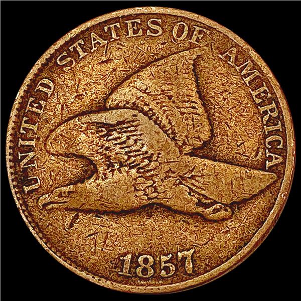 1857 Flying Eagle Cent LIGHTLY CIRCULATED