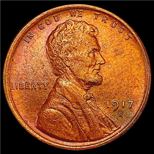 1917-S RB Wheat Cent UNCIRCULATED