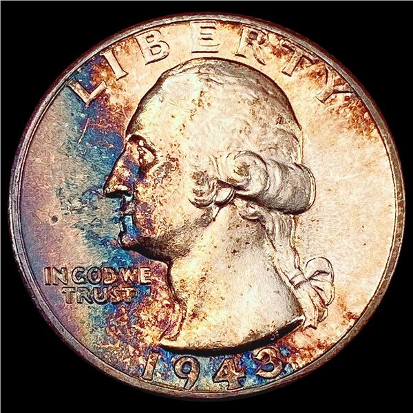 1943 Washington Silver Quarter SUPERB GEM BU