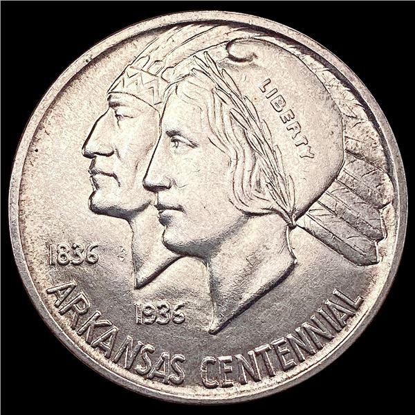 1937 Arkansas Half Dollar CHOICE BU