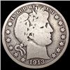 Image 1 : 1913 Barber Half Dollar LIGHTLY CIRCULATED