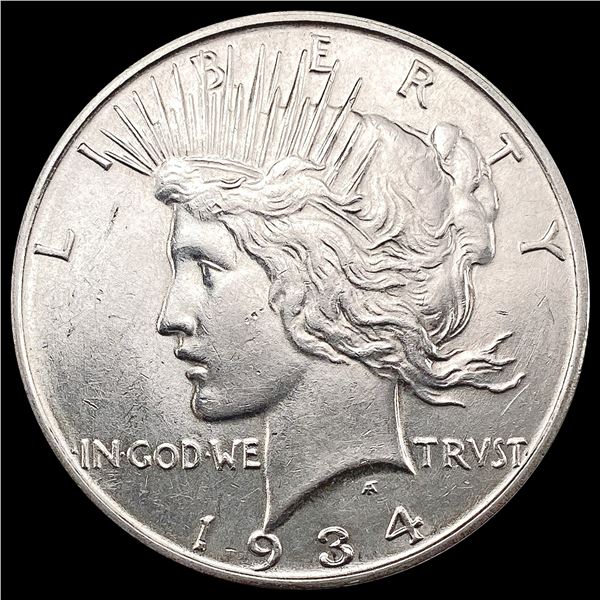1934-D Silver Peace Dollar CLOSELY UNCIRCULATED