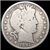 Image 1 : 1892 Barber Half Dollar NICELY CIRCULATED