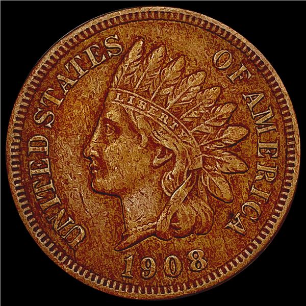 1908-S Indian Head Cent CHOICE AU