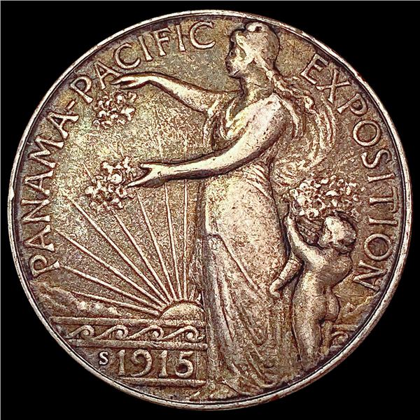 1915-S Panama-Pacific Half Dollar NEARLY UNCIRCULATED