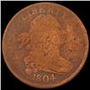 Image 1 : 1804 Draped Bust Half Cent NICELY CIRCULATED