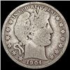 1904-S Barber Half Dollar NICELY CIRCULATED