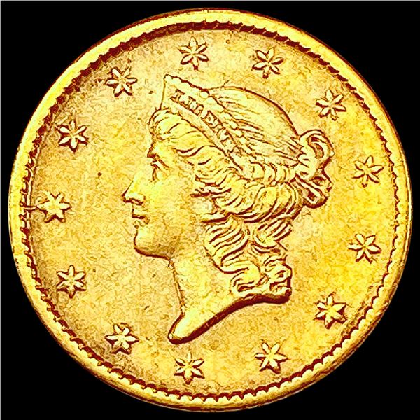1853 Rare Gold Dollar CLOSELY UNCIRCULATED